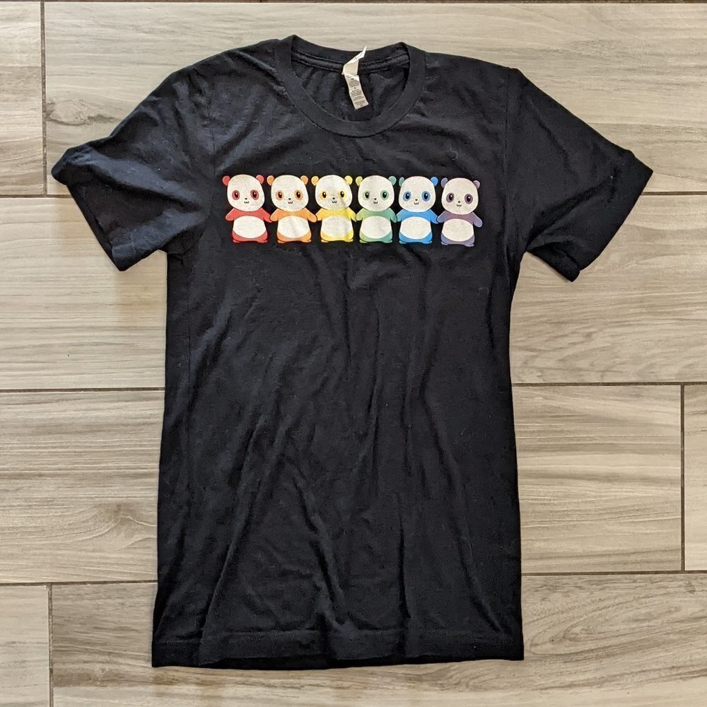 Rainbow Panda Pride T Shirt